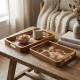 Wooden Tray Set 2 Pcs